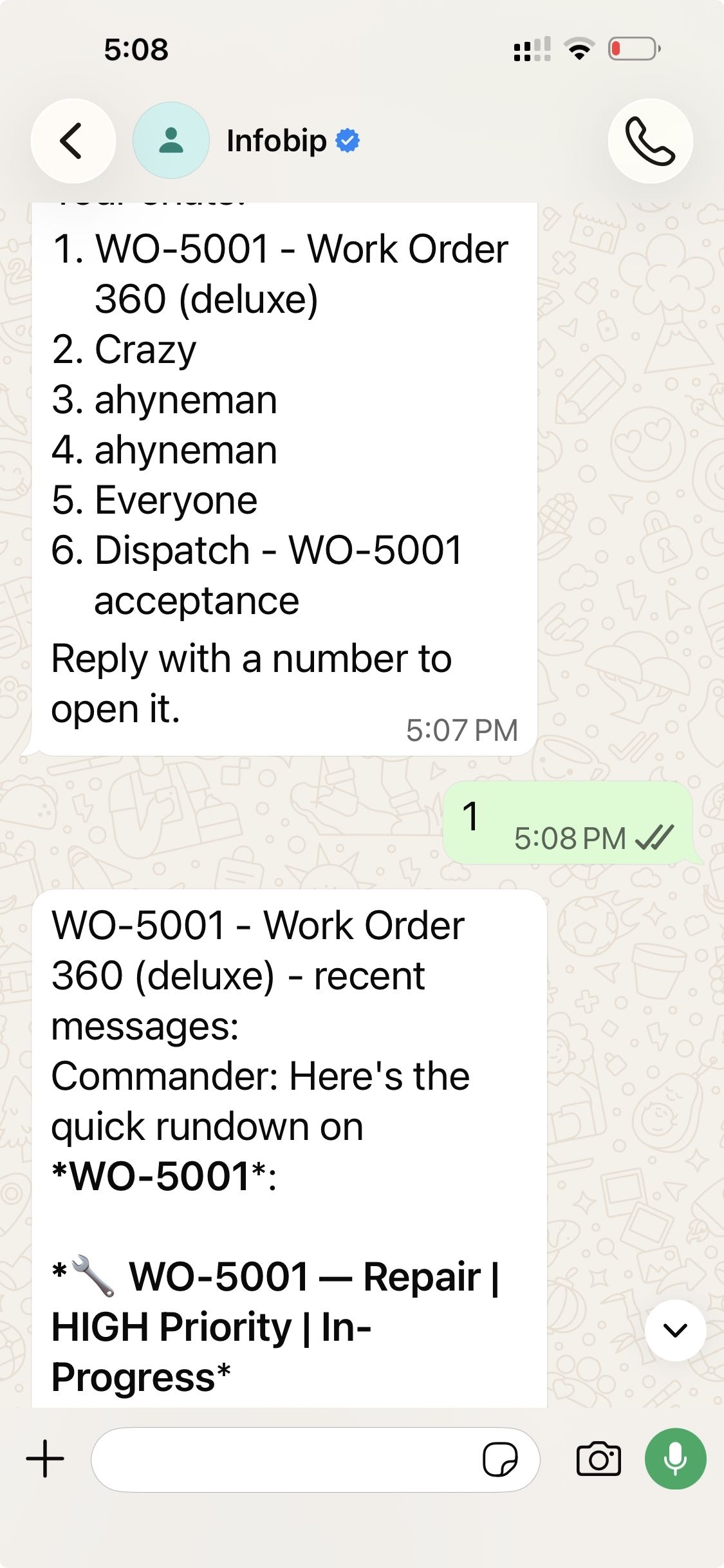 Conversations & the Commander