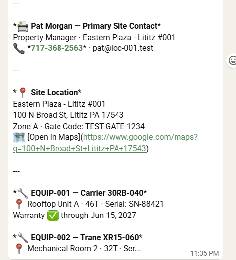 Conversations & the Commander