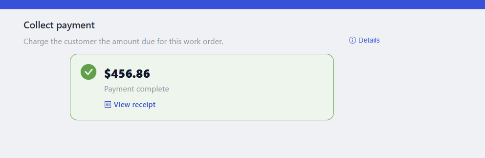 Payment over mobile for trades
