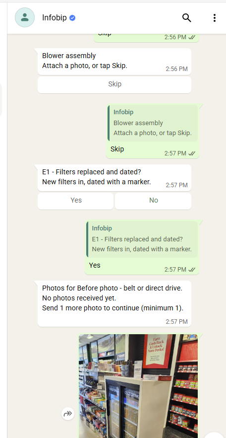 Real business over business messaging workflows