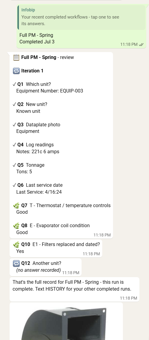 Real business over business messaging workflows