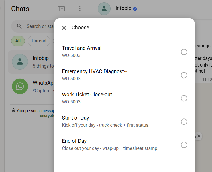 Real business over business messaging workflows
