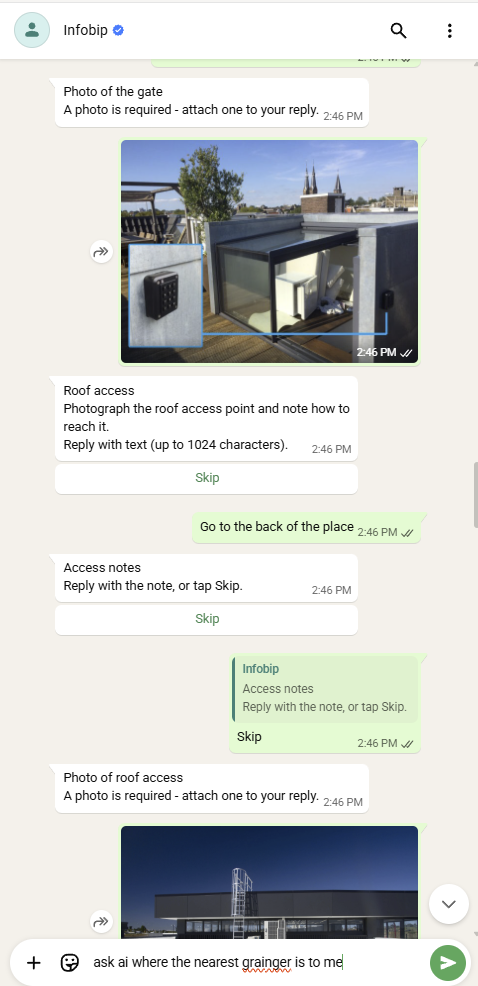 Real business over business messaging workflows