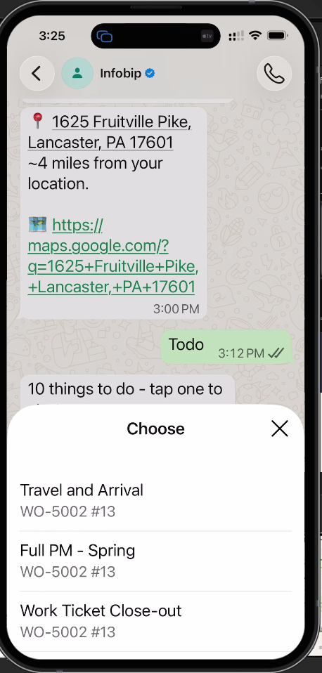 Real business over business messaging workflows