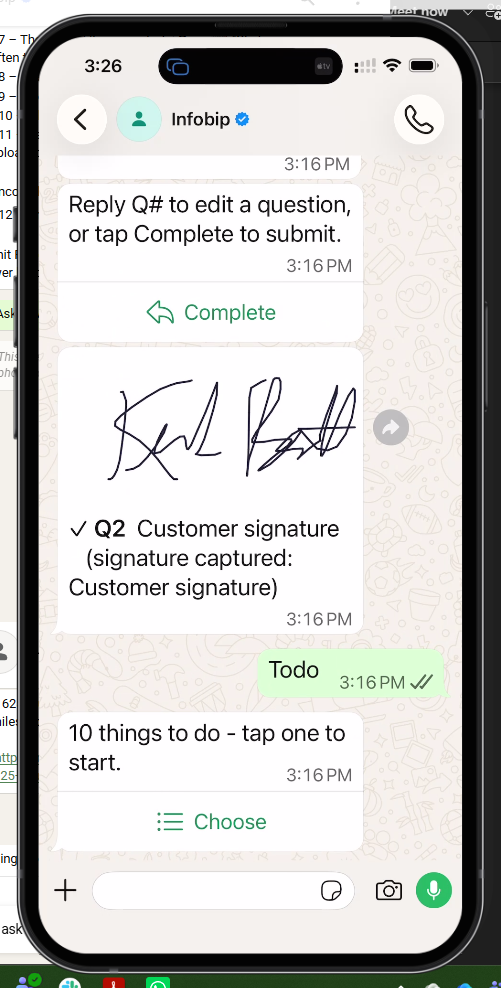 Real business over business messaging workflows