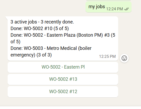Real business over business messaging workflows