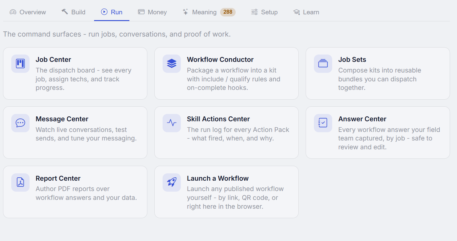 Tenant admin & copilots